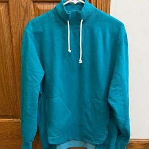 Urban Outfitters BDG Teal Pullover with Drawstrings, S, Athleisure Lounge